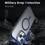 Metal Invisible Camera Holder MagSafe Magnetic Phone Case - Image 6