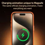 Metal Lens Frame Leather Full Coverage Shockproof Phone Case - Image 4