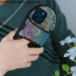 Creative Glitter Slipper Design TPU Shockproof Phone Case - Image 3