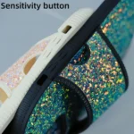 Creative Glitter Slipper Design TPU Shockproof Phone Case - Image 5
