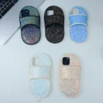 Creative Glitter Slipper Design TPU Shockproof Phone Case - Image 8