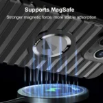 Hollow Heat Dissipation MagSafe Magnetic PC Phone Case - Image 7