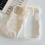 Solid Color Waves PC Hybrid TPU Phone Case - Image 5