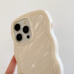 Solid Color Waves PC Hybrid TPU Phone Case - Image 6