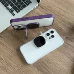 Metal Sunglasses Holder TPU + PC Phone Case - Image 3