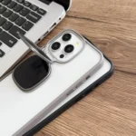 Metal Sunglasses Holder TPU + PC Phone Case - Image 5