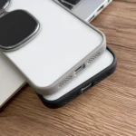 Metal Sunglasses Holder TPU + PC Phone Case - Image 6