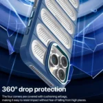 Cooling Armor Translucent Mesh Breathable Phone Case - Image 4