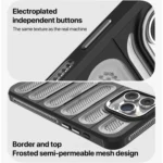 Cooling Armor Translucent Mesh Breathable Phone Case - Image 9
