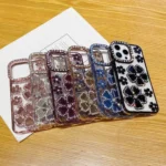 Electroplating Flower Diamond TPU Phone Case - Image 2
