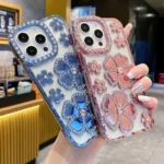Electroplating Flower Diamond TPU Phone Case - Image 4