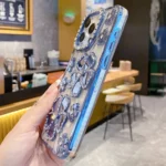 Electroplating Flower Diamond TPU Phone Case - Image 6