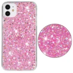 Transparent Frame Glitter Powder TPU Phone Case - Image 2