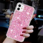 Transparent Frame Glitter Powder TPU Phone Case - Image 4
