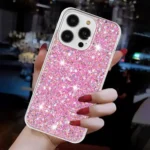Transparent Frame Glitter Powder TPU Phone Case - Image 4