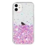 Transparent Frame Noctilucent Glitter Powder TPU Phone Case - Image 2