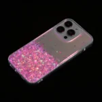 Transparent Frame Noctilucent Glitter Powder TPU Phone Case - Image 4
