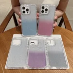 TPU + PC + Glitter Paper Full Coverage Phone Case - Image 2