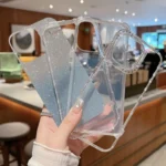 TPU + PC + Glitter Paper Full Coverage Phone Case - Image 5