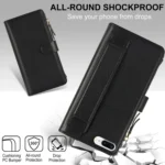 Wristband Holder Zipper Purse RFID Leather Phone Case - Image 5