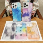 Ink Smudged Glitter TPU Phone Case - Image 2