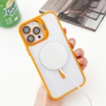MagSafe Acrylic Hybrid TPU Holder Phone Case with Lens film - Image 4