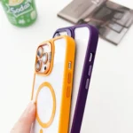 MagSafe Acrylic Hybrid TPU Holder Phone Case with Lens film - Image 5