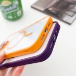 MagSafe Acrylic Hybrid TPU Holder Phone Case with Lens film - Image 7