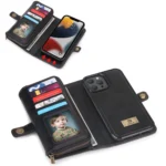 Multi-functional Zipper Wallet Leather Phone Case - Image 2
