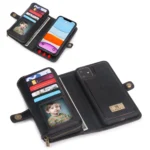 Multi-functional Zipper Wallet Leather Phone Case - Image 2