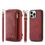 Crossbody Multi-functional Zipper Wallet Leather Phone Case