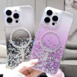 Gradient Glitter MagSafe PC Hybrid TPU Phone Case - Image 5