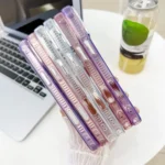 Plating Glitter Texture TPU Phone Case with Lens Film - Image 3