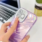 Plating Glitter Texture TPU Phone Case with Lens Film - Image 4