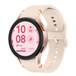 Plain Stitching Silicone Watch Band with 3D Curved Film, For Samsung Galaxy Watch FE 40mm, For Samsung Galaxy Watch7 44mm - Image 2