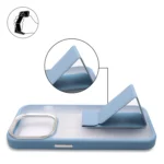 Skin-Feel Plating Wrist Strap Stand Phone Case - Image 5